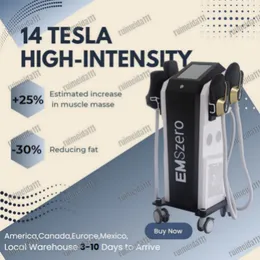 EMSzero Building Muscle Machine Body Slimming Reducing Fat Contouring NEO Hiemt 14 Tesla 4 Handles Pelvic Cushion Beauty Salon