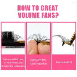 False Eyelashes Abonnie Easy Fanning Extensions Fans Lashes Auto Fan Cilios