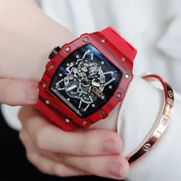 전문 럭셔리 남성 소울 공장 블랙 다이얼 PVD 시간 날 검은 루베 리차드 시계 RM11 Quartz Watche