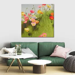 Beautiful Landscapes Canvas Art Spring Thanks Giving Handmade Oil Painting for Bedroom Wall