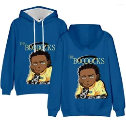 Erkek Hoodies 2023 Hip Hop Boondocks Sweatshirts Erkek Kadınlar 3D Baskı Pullover Moda Takip Giysileri