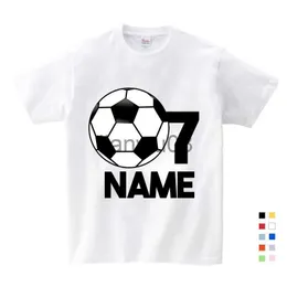 T-shirts baby anpassade fotbollsskjortor ditt namn fotbollsfotboll skjortor