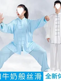 Roupas étnicas Tai Chi Uniforme Tradicional Chinês Manga Comprida Wushu Unissex KungFu Terno Uniformes Roupas de Exercício