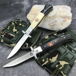 Rysk av högre kvalitet Finka NKVD EDC Pocket Folding Knife 440C Bladharts/Ebony Handtagsverktyg Militärt Multijakt Taktiska fickknivar UT85 533 3300