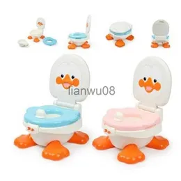 Potties platser Billiga 31 Duck barn Baby Potty Chair Plastic Portable Toalett Potty Training X0719