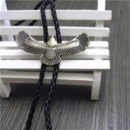 Bolo Ties Dance rodeo bola men bolo krawat western kowboja skórzany pasek krawat HKD230720