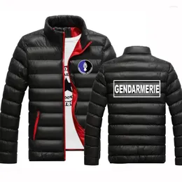 Men's Hoodies Winter Warm Down Jacket 2023 French Gendarmerie Thicken Casual Mens Loose Comfortable Coat Brand Male Outerwear