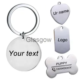 Car Key AntiLost Keychain Personalized Customized With Your Name Phone Number Keyring For Pet Dog Cat Car Gift Key Chain x0718