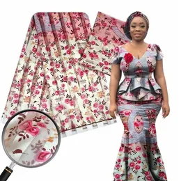 Pullar Dantel Organza İpek Kumaş Streç saten ipek şifon kumaş 4 yarda 2 metre patchwork ankara elbisesi için Afrika balmumu kumaş 266b