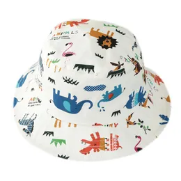 Spring and summer baby fisherman hat girl cartoon sunshade boy basin cap sun hat247r