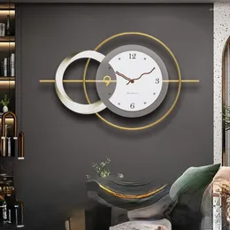 Väggklockor lyxklocka modernt vardagsrumskontor tyst kreativ hem interiördesign relojes nordisk dekoration
