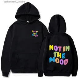 Moletons Masculinos Moletons Moletons Masculinos Mulheres Not In The Mood Moletom Com Capuz Manga Estampada T230719