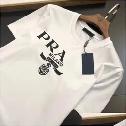 Men'S Plus Tees Polos Summer Mens Designer Casual Man Womens Loose With Letters Print Short Sleeves Top Sell Luxury Men T Shirt Si Dh26L