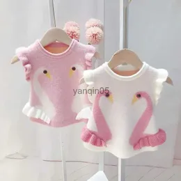 Pullover VIDMID Girls vest children's round neck Pullover Sweater spring and autumn new children's sweater baby girls Vest P5421 HKD230719