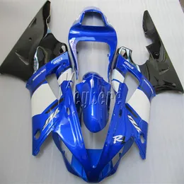 7 Yamaha için Hediye Kaplama Kiti YZFR1 2000 2001 Mavi Beyaz Siyah Fairings Set YZF R1 00 01 IT25225F