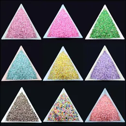 Bolsa 10000 pçs SS6 2mm 9 cores Jelly AB Resin Crystal Strass FlatBack Super Glitter Nail Art Strass Decoração de Casamento Beads No226B