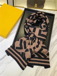 Cashmere TB Designer CD FF 100% G Scarf Scarves Fashion Winter Män Kvinnliga Mjuka tjocka sjalar med originallåda