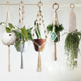 Garden Pots PlantersPot Trays good quality plant hanger pot hanging for home garden macrame plant hanger for bacony pot hanging in3304