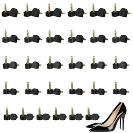 Peças de sapatos acessórios 60 pçs dicas de saltos bonés para consertar sapatos pinos de salto alto cavilha elevadores cuidado protetor rolha de substituição de casamento 230718