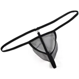 G3679 mens sexy Mini pouch thong see through C-thru tulle sexy male underwear311N