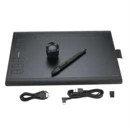 Profesyonel Grafik Çizim Tablet Mikro USB İmzalı Dijital Tabletler Kurulu 1060 Plus Boyama Şarj Edilebilir Kalem Tutucu Writi206g