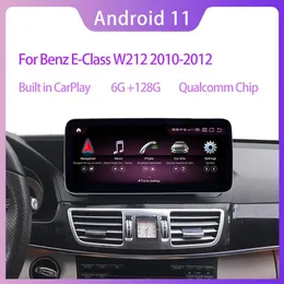 10 25 Qualcomm Android 11 6G RAM 128 ROM CAR PC Radio GPS Nawigacja Bluetooth Wi -Fi Ekran dla Mercedes Benz E CLA273I