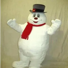 2018 Mascot City Frosty The Snowman Mascot Costume Anime Zestawy maskotki Fancy Dress Kostium 339s