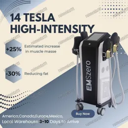 14 Tesla 6000W Body Slimming Reducing Fat Contouring NEO Hiemt 4 Handles Pelvic Cushion EMSzero Building Muscle Machine Beauty Salon Fitness