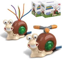 Sand Play Water Fun Water Splash Toy Spinning Snail Summer Outdoor Gramado Playing Water Splash Brinquedo para crianças Jogo de quintal Fun Sports Churrasco Presente para menino 230719