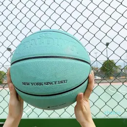 Merch Basketbol Balls Hatıra Edition PU PU Girl Boyut 7 kutu kapalı ve dış mekan 266E