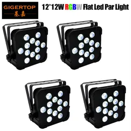 Halloween projektor Shdhds stop aluminium LED PAR 12X12W RGBW 4IN1 Lights DMX512 Disco Christmas Lights Etap DJ267F