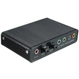 Zewnętrzna USB 5 1 3D Audio Sound Card Virtual 7 1 Kanałowa Kanałowa Adapter Cabel1290D