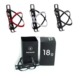 Vattenflaskor burar Lätt vägcykel UD Kolfiberflaskbur Mtb Bike LW Water Bottle Holder Cycling Accessories 18g Red White Black HKD230719