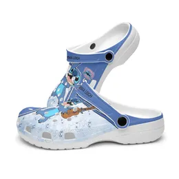 Diy shoes slippers mens womens Custom pattern Blue guitar with big ears sneakers trainers 36-48