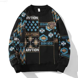 Camisolas Masculinas Ugly Christmas Sweater Masculino High Street Outono Pulôver Solto Japonês Harajuku Suéter Vintage Hip Hop Novo Tecido Casual Trendy L230719