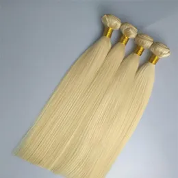 ELIBESS Hair- Cuticle Aligned Virgin human hair extension hele 613 kleur 50g stuks 4 bundels haar fabriekslevering met fa286s