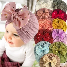 11 cores chapéus de cobertura de orelhas infantis moda bebê chapéu indiano crianças turbante nó cabeça envoltórios bonés