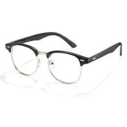 Sunglasses Cyxus Anti Blue Ray Computer Glasses For Men Women Reduce Eyestrain Filter Light UV Eyewear Semi-Rimless Eyeglasses 8056