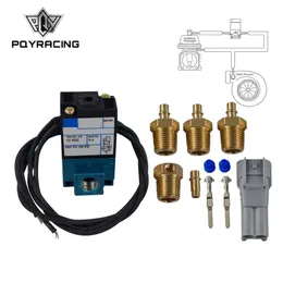 PQY - Elettrovalvola a solenoide di controllo boost elettronico a 3 porte ECU 35A-ACA-DDBA-1BA con silenziatore in ottone PQY-ECU002179