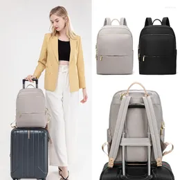 School Bags Business Backpack For Women 14 Inch Laptop Backpacks Large Simple Bagpack Female Travel Bag Waterproof Notebook Backbag 2023
