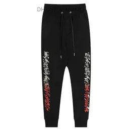 Herrbyxor herrbyxor sanskrit satsning Autumn Womens Cross Sweatpants Horseshoe Letter Print Trousers Crew Casual Sports Pants Storlek M-2XL Z230719