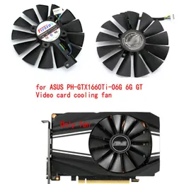 ASUS STRIXのオリジナルPH-GTX1660TI-O6G 6G GT GTX1660TI RTX2060グラフィックビデオカードファンFDC10U12D9-C PLD10010B12HH271Q