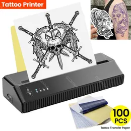 Tattoo Stencil Transfer Printer Machine 100 Sheets A4 Paper Thermal Maker Line Drawing Printing Copier