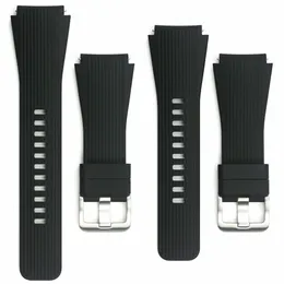 Uhrenarmbänder Echtes Silikonarmband für Samsung Galaxy Watch SM-R800 R805 46 mm Smartwatch Silikonarmband 230718