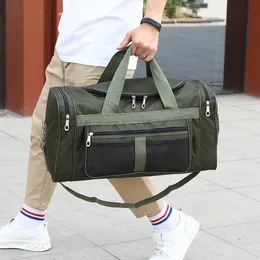 Bolsas Duffel Bolsas de Viagem de Grande Capacidade para Homem Moda Multifuncional Unissex Bolsa de Bagagem Esporte Casual Bolsa de Ginástica Vários Bolsos Bolsa Duffle 230719