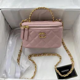 Kadın omuz lüks tasarımcı çantası yeni çok yönlü ayna kutusu lingge zinciri orijinal deri yüksek kaliteli crossbody çanta taşınabilir tote çanta crossbody çanta