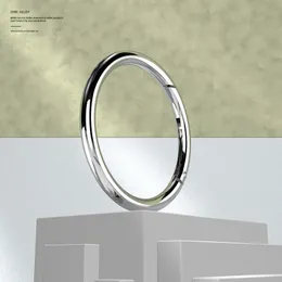 1 Big Ring+9 Small Rings 6cm Large Diameter Spring Opening Keyring Creative Key Chain DIY Practical Multi Purpose Keychains Q25