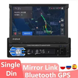 FD70 1DIN Android Car Audio Radio Multimediaビデオプレーヤーナビゲーション7インチスクリーンGPS BluetoothミラーリンクAutoradio247i