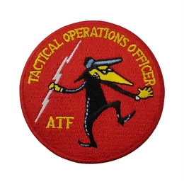 タクティカルオペレーションオフィサーAFF衣料品のための警察刺繍パッチパッチ273R上の鉄装飾
