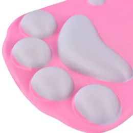 لطيف لوحة الماوس anime soft cat paw mouse pads معصم الراحة دعم الراحة السيليكون ألعاب mousepad حصيرة